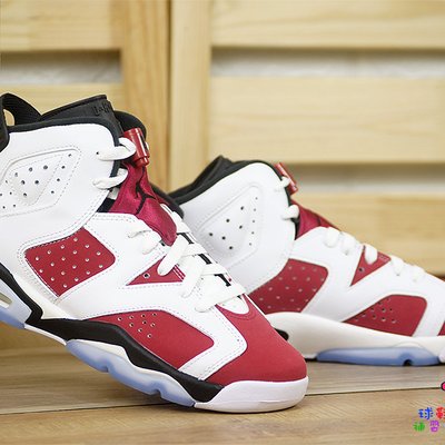 球鞋補習班NIKE AIR JORDAN 6 RETRO GS CARMINE OG 胭脂紅女384665-106