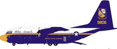 **飛行夢想家**Inflight 1/200 美國海軍-藍天使 Blue Angels KC-130F 9806