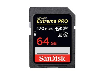 ☆昇廣☆ SANDISK Extreme Pro SD 64GB 170MB/S V30 SDXC 《刷卡0利率》