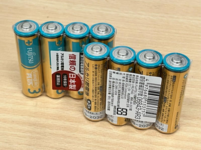 電池通 FUJITSU 富士通 日本製 鹼性電池3號 AA 4入