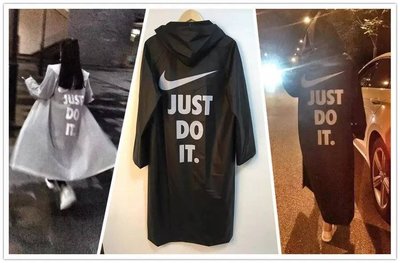 【風口潮流】Nike 活動宣傳品磨砂尼龍材質 情侶款 雨衣 白色 黑色＊6色L-XL。X00405