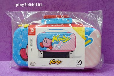 ☆小瓶子玩具坊☆任天堂《星之卡比》特仕 PowerA Nintendo Switch 主機保護包