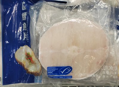 【小如的店】COSTCO好市多代購~法國野生 MSC圓鱈魚片/切片-犬牙南極魚(每包1kg) 165193