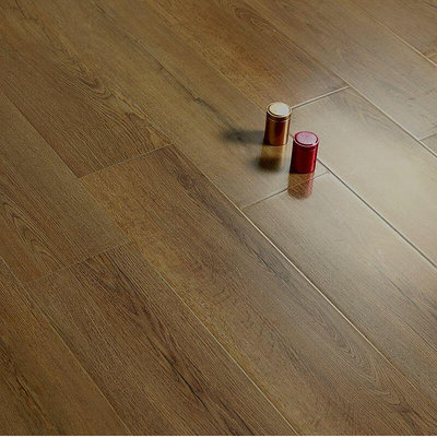 強化複合木地板12mm封蠟耐磨防潮家裝工裝舞蹈房灰色複合強化地板