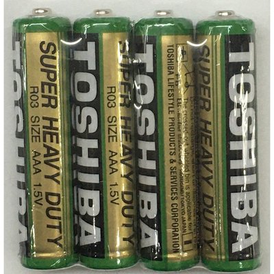 TOSHIBA 東芝無鉛綠碳鋅電池 4號一盒(40顆)