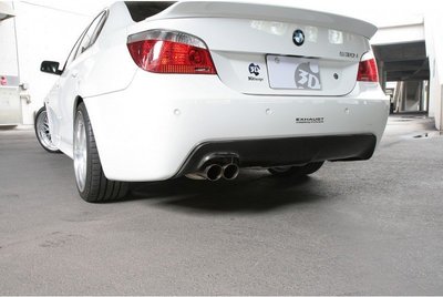 【樂駒】3D Design BMW E60 E61 後下巴 後下擾流 碳纖維 carbon 單邊雙出 空力 日本 大廠