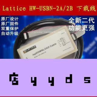玉溪賣場-陈氏Lattice HW-USBN-2A 2B 下載線編程器燒寫ispDOWNLOAD 高雲-1元起標