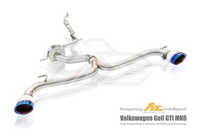 【YGAUTO】FI Volkswagen Golf GTi MK6 2009-2013中尾段閥門排氣管 全新升級 底盤