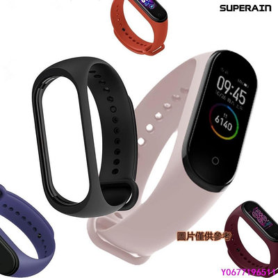 新款推薦 superain 手環6錶帶小米6官方替換帶適用於小米Mi Band 6/5/4/3手環替換腕帶-可開發票