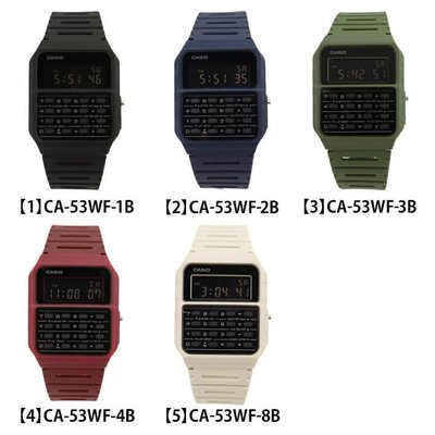 CASIO手錶CASIO公司貨DATA BANK系列 多功能資料記憶 計算機功能錶CA-53WF
