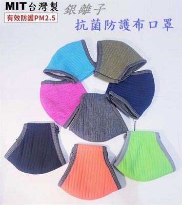 現貨~台灣製造銀離子3D立體抗菌防護布口罩可水洗PM2.5