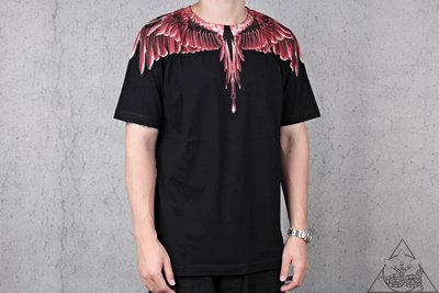 【MAD小鋪】Marcelo Burlon Red Ghost Wings T-Shit 翅膀 羽毛 短T【MB30】