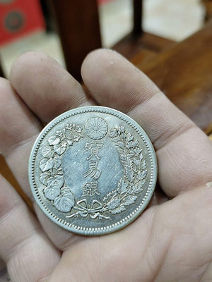 日本明治七年貿易銀品相如圖336實物和圖片一樣.11333