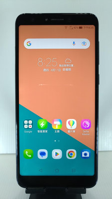 九成新 華碩ZenFone 5Q 4G/64G 星空黑 6吋 FHD+ 18：9全螢幕 前後120度廣角 四鏡頭自拍手機