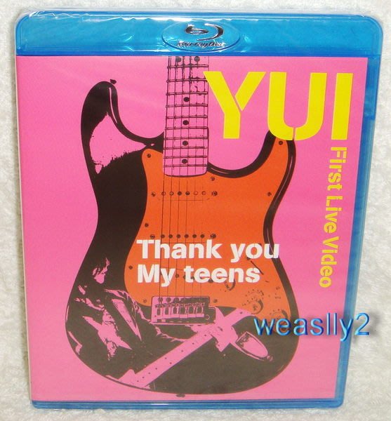 Yui 首張演唱會實況thank You My Teens 日版藍光blu Ray Yahoo奇摩拍賣