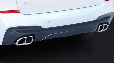~歐力車飾~寳馬 BMW 2018年 G01 排氣管 X3 排氣管 排氣管飾框 尾飾管飾框 四出 四出尾管裝飾