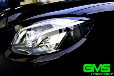 01GAMMAS 賓士 BENZ E300 W213 燈罩透明殼霧化刮傷裂痕 LED多光束智慧頭燈 歐規橘反光片