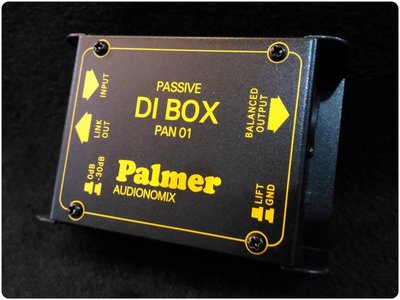 ♪♪學友樂器音響♪♪ Palmer PAN 01 被動式 DI Direct Box 原廠公司貨