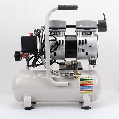 現貨-打氣泵靜音無油空壓機小型高壓220V空氣壓縮機充氣泵木工家用噴漆-簡約