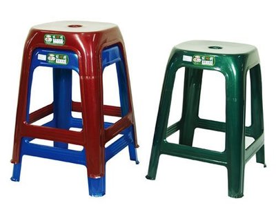 (MCF傢俱工廠)(含稅價)紅色/墨綠色/藍色 厚珍珠椅/餐椅/小吃椅/休閒椅/點心椅/塑膠椅 (台中40年老店)