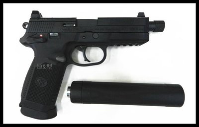 【原型軍品】全新 II 送一罐瓦斯 Cybergun FNX 45 瓦斯手槍 黑色 GBB 豪華版