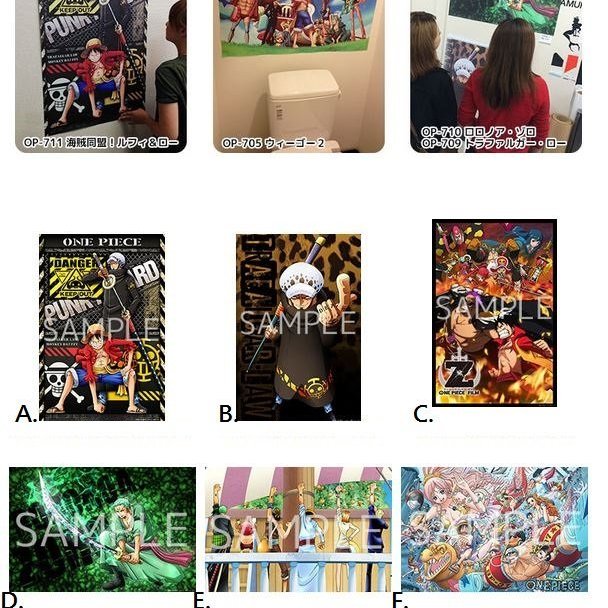 鼎飛臻坊 One Piece 海賊王 日本製 60x90cm 壁紙 貼紙 全款 日本正版 Yahoo奇摩拍賣