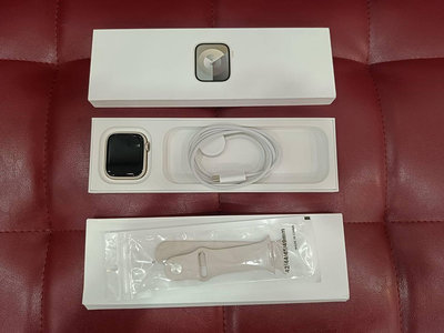 【艾爾巴二手】Apple Watch S9 45MM LTE (A2984) 星光色#保固中#二手手錶#新竹店PK7WM