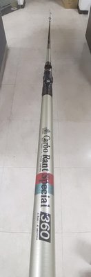 B-28日本中古 alpha tackle Carbo Rant Special 360 アルファタックル 投げ竿