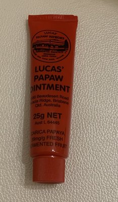 《澳洲旅遊帶回》100％百品木瓜霜25克  百年品牌Lucas Papaw Ointment必買伴手禮（全新台北現貨）