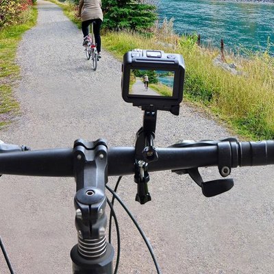 後照鏡手機架 機車行車記錄器支架 GoPro Hero5/7/8/9/4小蟻運動相機固定 腳踏車機車支架固定支架