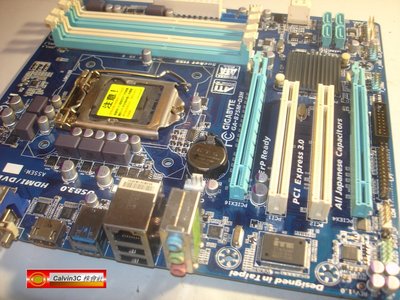 技嘉 GA-B75M-D3H 1155腳位 Intel B75晶片組 4組DDR3 6組SATA 內建HDMI 多重顯示