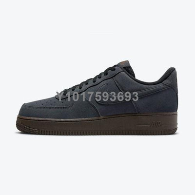 Nike Air Force 107 Low 橡膠底 黑摩卡 休閒板鞋DO6730-001 男女鞋公司級