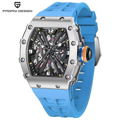 2023 PAGANI DESIGN 新款男士石英手錶豪華藍寶石玻璃防水手錶