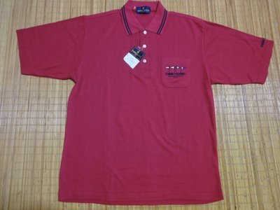 (抓抓二手服飾) DOMENICO VALENTINO POLO衫 全新 暗紅色 L B67