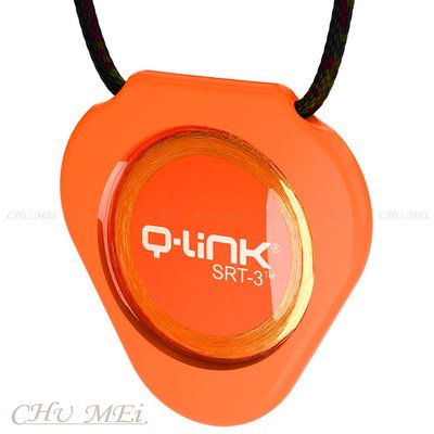 Q-Link項鍊 - 亮麗橘 正品公司貨-加贈不鏽鋼珠鍊 - q-link q link qlink 項鍊