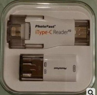 未拆 PhotoFast iType-C ReaderV2 蘋果 安卓 送64G 記憶卡 microSD 讀卡機公司貨