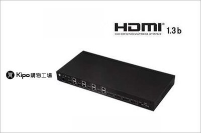 KIPO-HDMI網線矩陣器切換器分配器四進四出4進4出1080P - JRA002191A