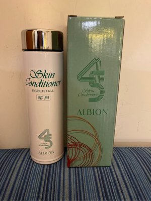 Albion艾倫比亞健康化妝水45週年紀念保温瓶，容量約260ml，內膽304不鏽鋼，外層201不鏽鋼，食品級耐熱pp