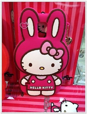 小公主日本精品♥ Hello Kitty 公仔娃娃小兔造型 NOTE4手機套/手機殼 (粉)21091803