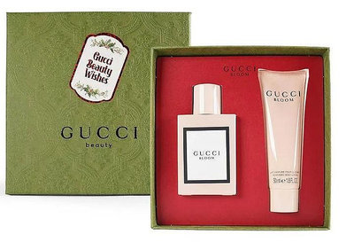 《小平頭香水店》Gucci 花悅女性淡香精禮盒(淡香精50ml+身體乳50ml)