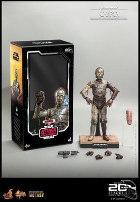 全新 Hot toys MMS650 1/6 Star Wars  星際大戰 複製人全面進攻 C-3PO