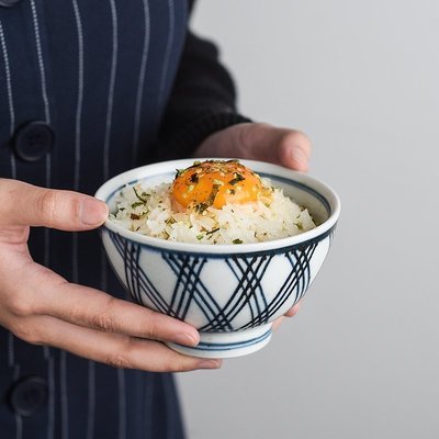 波佐見燒日本一人食餐具小套裝禮盒木質湯碗陶瓷飯碗筷子早餐粥碗