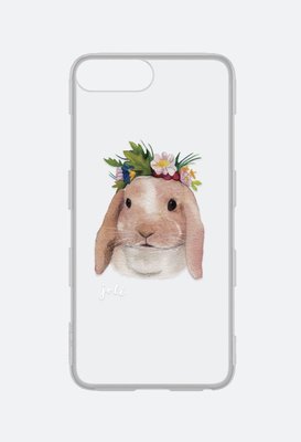 犀牛盾 Mod 防摔手機殼【客製背板】iPhone 6 Plus / 6S Plus - 可愛動物系列 花圈長耳兔