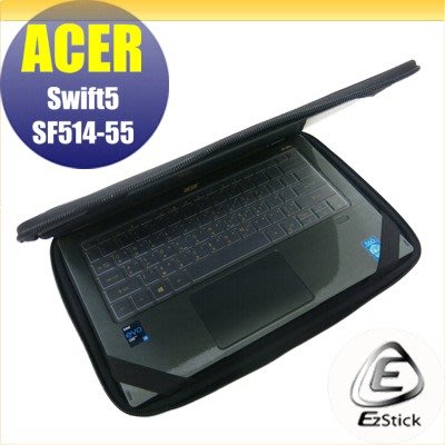 【Ezstick】ACER SF514-55TA 三合一超值防震包組 筆電包 組 (12W-S)