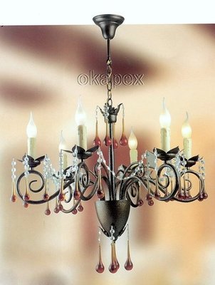 【燈王的店】愛琴海 水晶玻璃吊燈 6 燈 ☆ TY602A