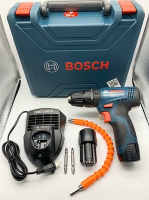 衝擊電鑽 德國 BOSCH GSB120-LI 12V雙電池 2.0AH 簡配附原廠塑膠工具盒/調速沖擊鑽沖擊鑽