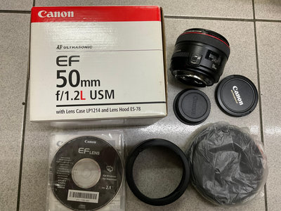 [保固一年] [高雄明豐]  95新 CANON EF 50mm F1.2 L USM 大光圈 定焦鏡  [B1325]