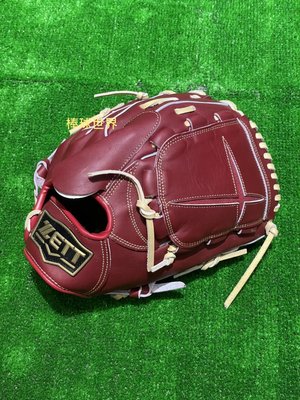 棒球世界全新 ZETT硬式棒壘球投手手套特價(BPGT-55211)酒紅色