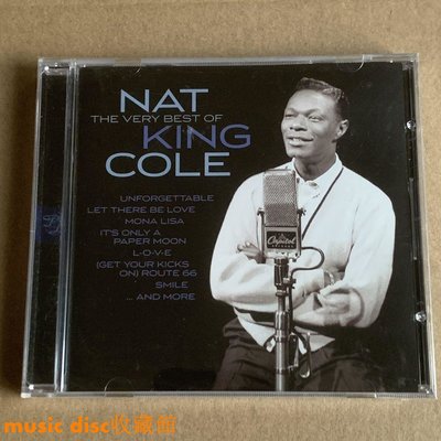 納京高 The Very Best of Nat King Cole 爵士精選集CD