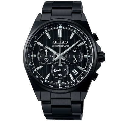 SEIKO 精工 CS系列 時尚三眼計時腕錶(8T63-01T0SD/SBTR037J)